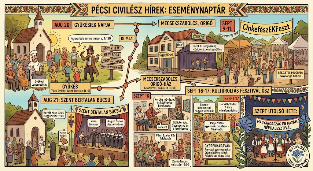 Pécsi Civilész hírek 2011.08.17