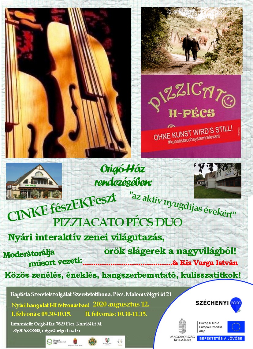 CINKE fészEKFeszt, az aktív nyugdíjas évekért.