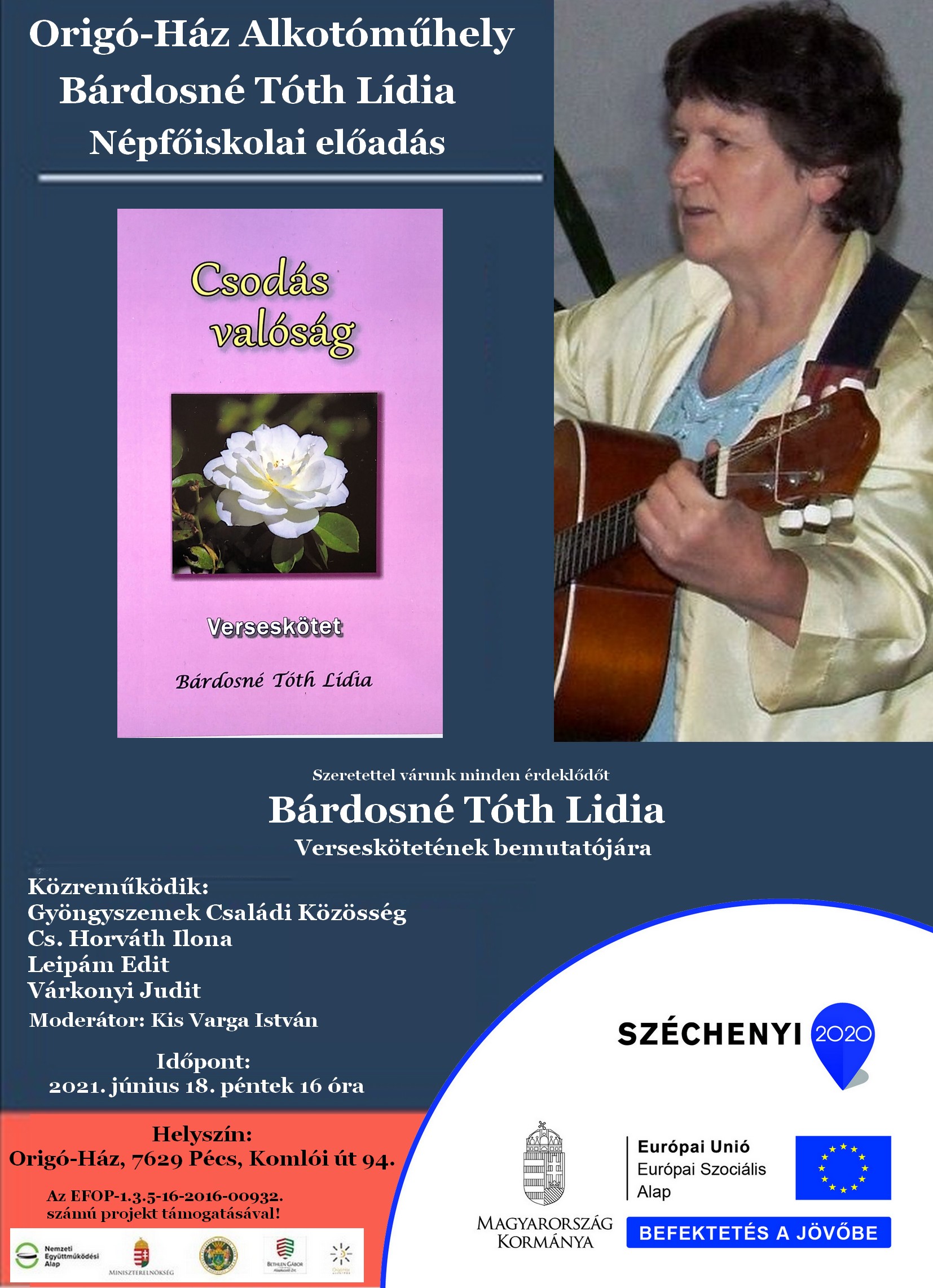 Csodás valóság – Bárdosné Tóth Lídia könyvbemutatója.