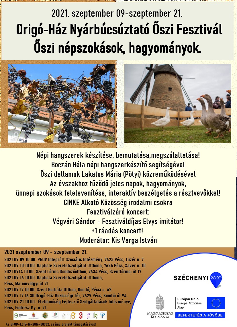 Origó-Ház Őszi Fesztivál