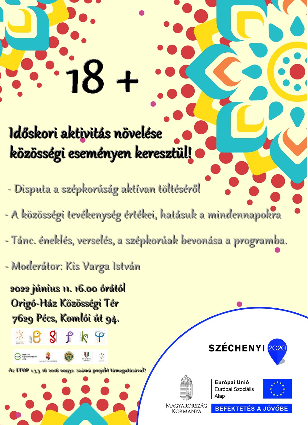 18 + az időskori aktivitásért