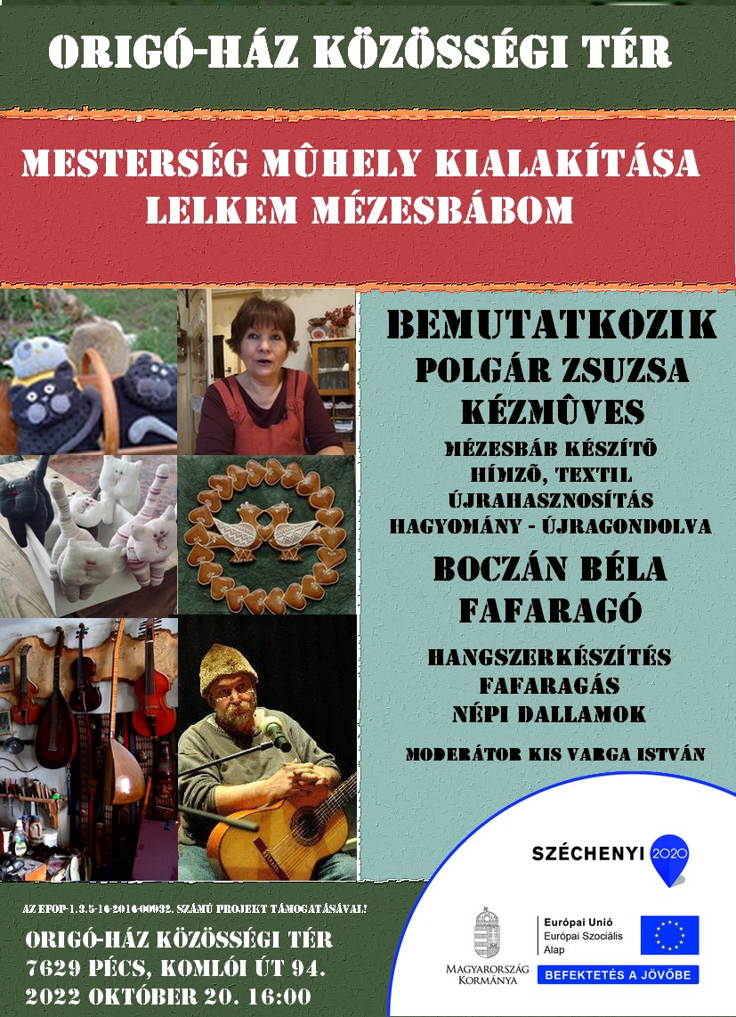Mesterségműhely kialakítása