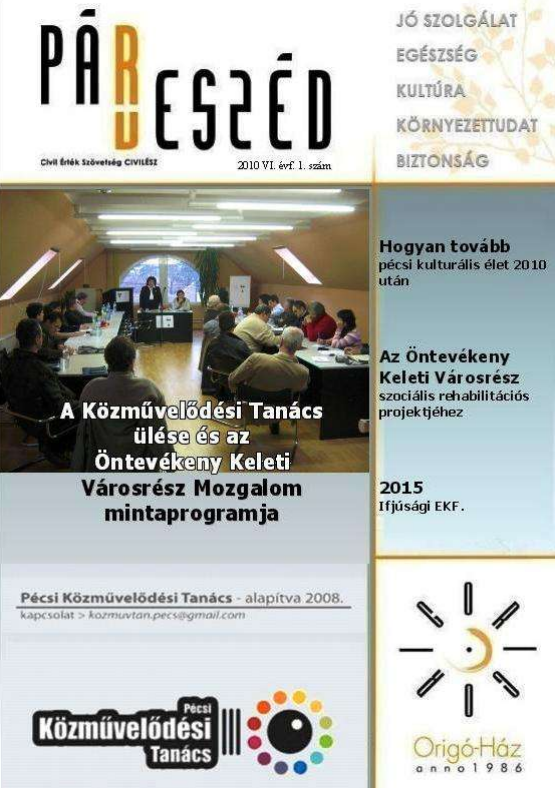 Párbeszéd 2010. VI. évf 1. szám