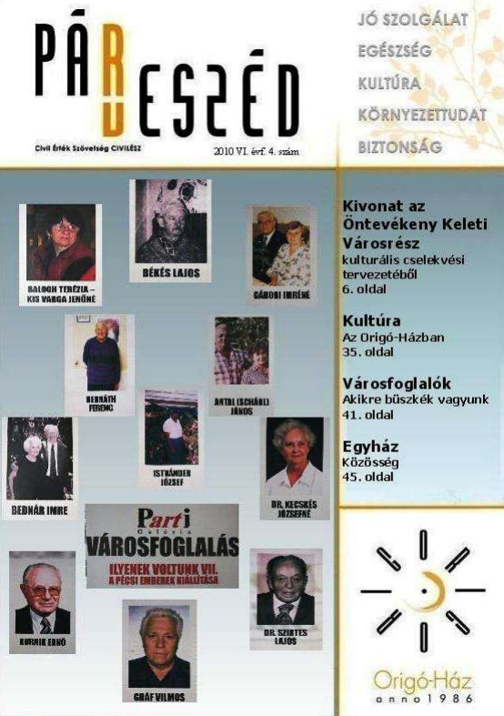 Párbeszéd 2010. VI. évf. 4.szám